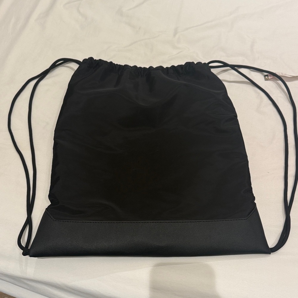 Nike Studios Black Drawstring Backpack - image 3